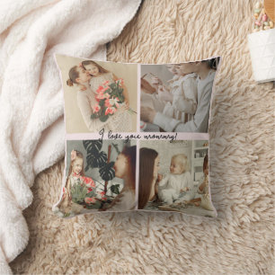 Photo Collage & Message - Personalized Gift Cushion