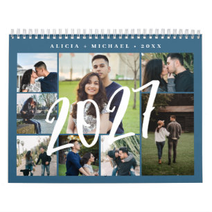 Photo collage modern create your own template calendar