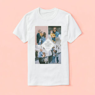 Photo Collage Modern Simple T-Shirt
