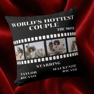 Photo Collage Movie Strip Personalised DIY Custom Cushion