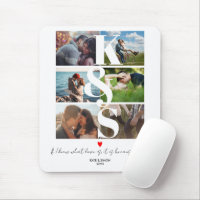 Photo Collage Name Initial Couple Gift for Him