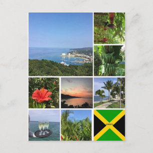 Photo Collage of Jamaica Postcard