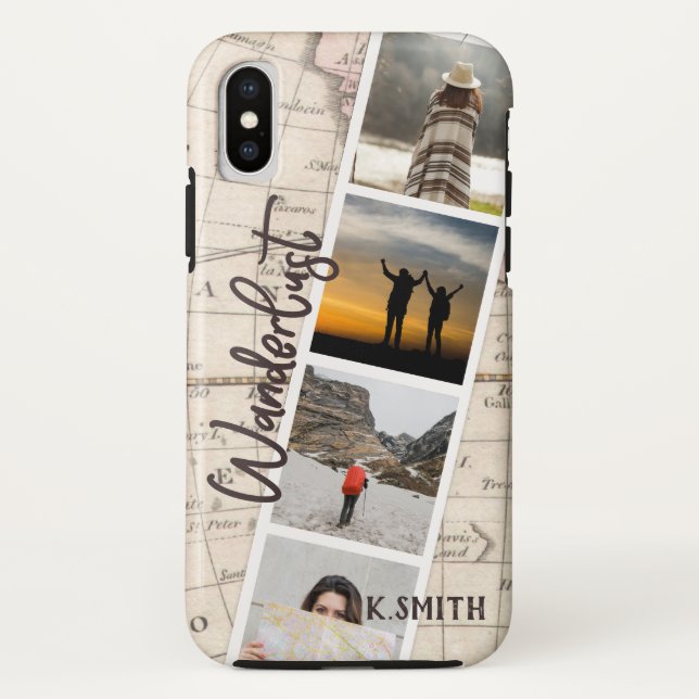 Photo Collage of Travel Memories. Wanderlust. Case-Mate iPhone Case (Back)