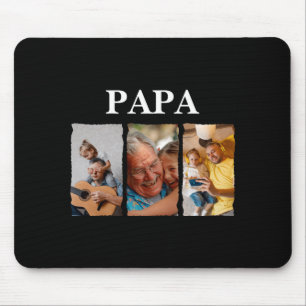 Photo Collage Papa D Gift  Mouse Pad