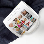 Photo Collage Personalised Custom Large Coffee Mug<br><div class="desc">unique custom personalised photo collage and text template jumbo drink-ware from Ricaso  .. great personal gift idea</div>