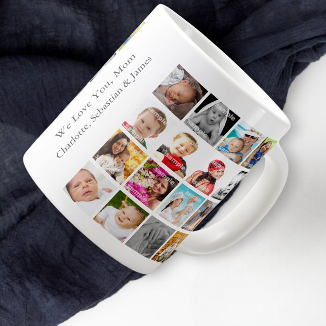 Photo Collage Personalised Custom Large Coffee Mug (Creator Uploaded)