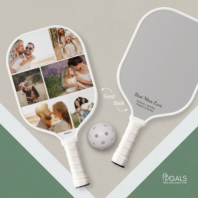 Photo Collage Personalised  Pickleball Paddle (Creator Uploaded)