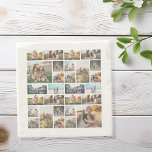 Photo Collage Personalised Stone Coaster<br><div class="desc">Create Your Own Personalised Photo Collage Stone Coaster</div>