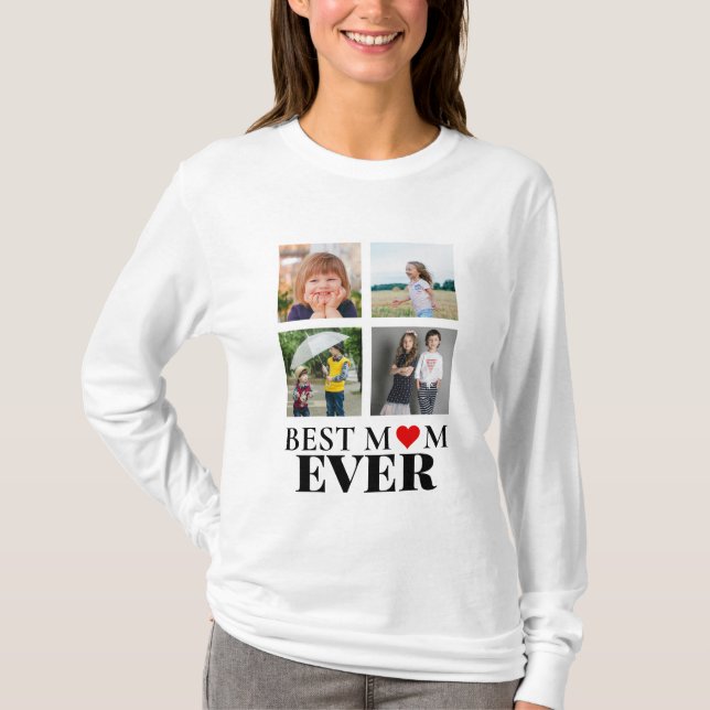 Photo Collage Personalised T-Shirt (Front)