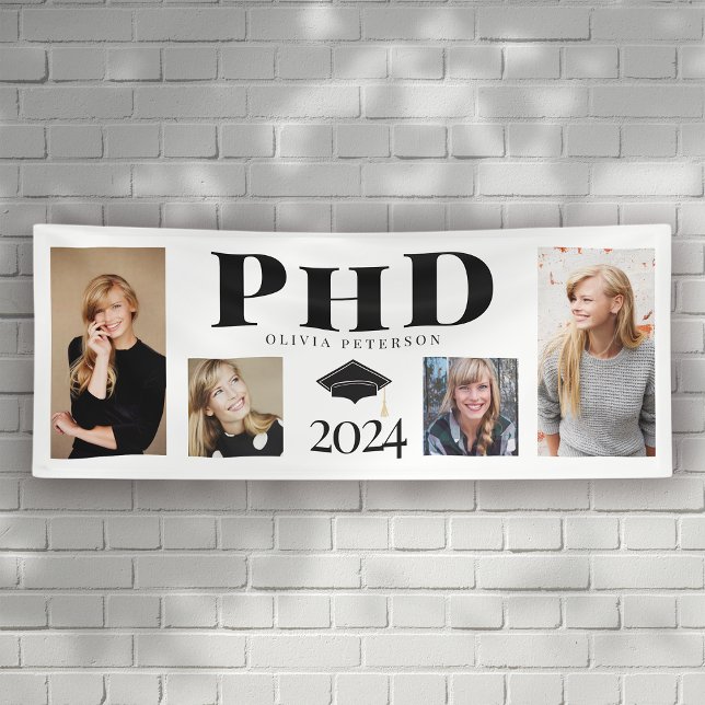 Photo Collage PhD Graduate Class of 2024 Banner (Creator Uploaded)
