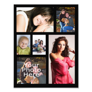 Photo Collage Print, Six Pictures Print