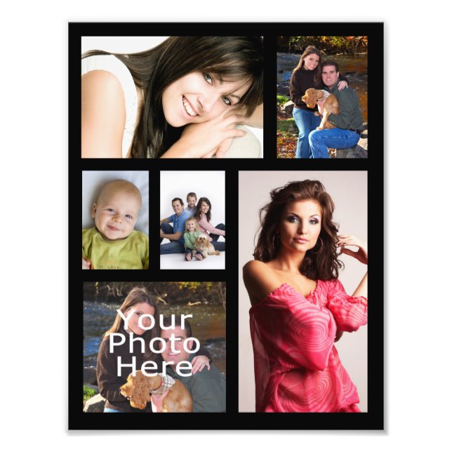 Photo Collage Print, Six Pictures Print (Front)