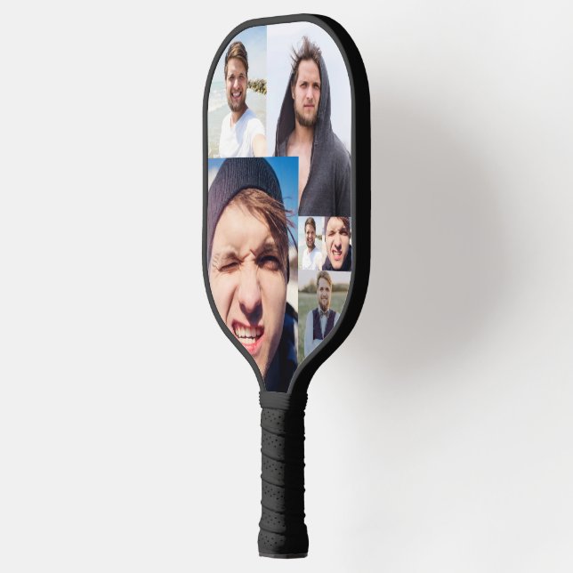 Photo Collage Put Your Face On a Pickleball Paddle (Left)