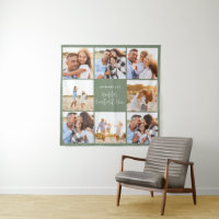 Photo collage sage green girly modern mothers day 