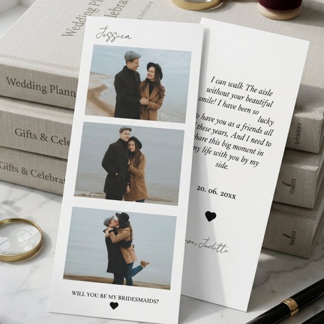 Photo Collage Script Be My Bridesmaid Save The Date (Creator Uploaded)