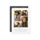 Photo collage simple graduation announcement