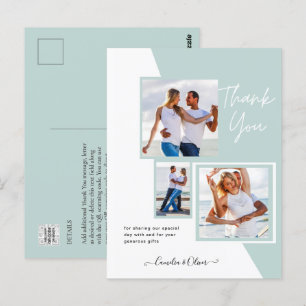 Photo Collage THANK YOU Wedding/Baby/Graduate/ANY Postcard