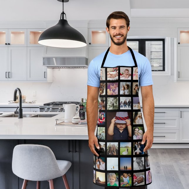 Photo Collage Unique Personalised Apron (Creator Uploaded)