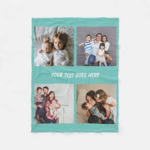 Photo Collage  Unique Personalised DIY Custom Fleece Blanket