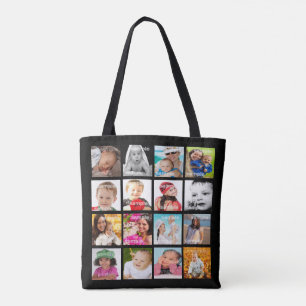 Photo Collage Unique Personalised Tote Bag