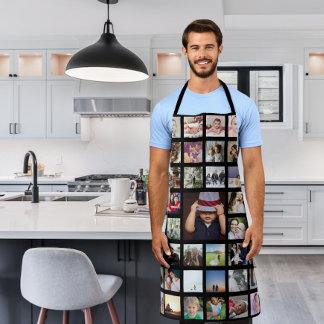 Photo Collage Unique Personalized Apron