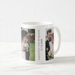 Photo Collage Wedding Bridesmaid Thank You Coffee Mug<br><div class="desc">Modern multi wedding photo Thank You card for your guests who showed up to support and celebrate your big day with you. Easily add your favourite photos,  names of bride and groom,  date and a custom message and signature on the reverse side.</div>