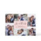Photo Collage Wedding Thank You Flat Card | Blush