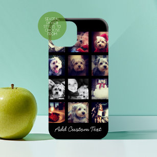 Photo Collage with Black Background Case-Mate iPhone 14 Plus Case