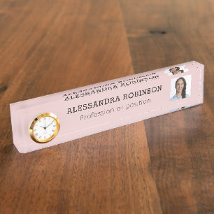 Photo Company Position Desk Name Plate