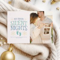 Photo Couple Christmas Pregnancy Announcement