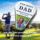 Photo Custom BEST DAD Personalised Name  Golf Head Cover<br><div class="desc">This simple yet sophisticated design features custom "BEST DAD" and his first name completed with a favourite photo. Perfect as father's day gifts for dad,  gifts for grandfather,  husband and more. Any design questions or special requests,  just a chat or an email: charmdesignstudio@rcn.com and we'll be happy to assist.</div>
