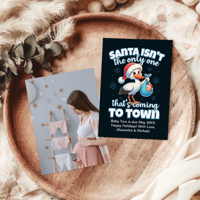 Photo Custom Christmas Pregnancy Announcement (Creator Uploaded)