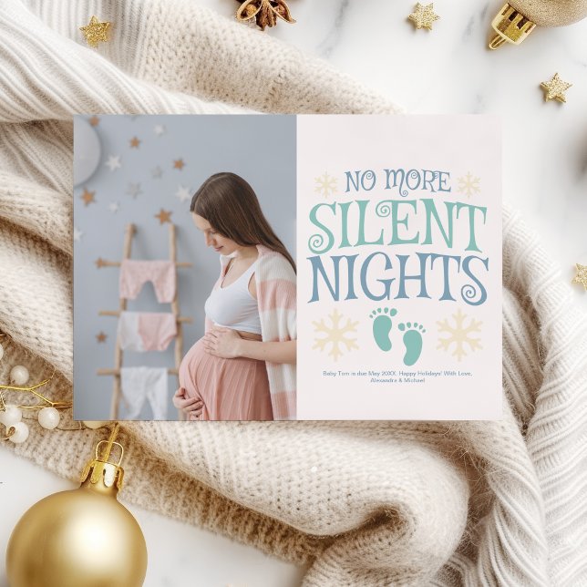 Photo Custom Christmas Pregnancy Announcement (Creator Uploaded)