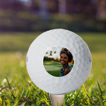 Photo Custom Gift for Her Golf Balls<br><div class="desc">This design was created though digital art. It may be personalised in the area provide or customising by choosing the click to customise further option and changing the name, initials or words. You may also change the text colour and style or delete the text for an image only design. Contact...</div>
