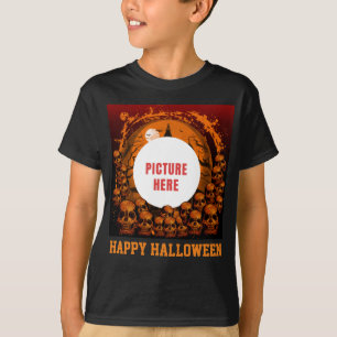 PHOTO CUSTOM HAPPY HALLOWEEN OCCASION T-Shirt