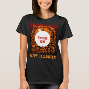 PHOTO CUSTOM HAPPY HALLOWEEN OCCASION T-Shirt