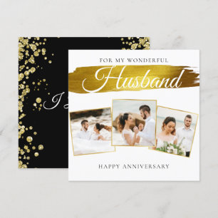 Photo Custom Husband Wedding Anniversary Card