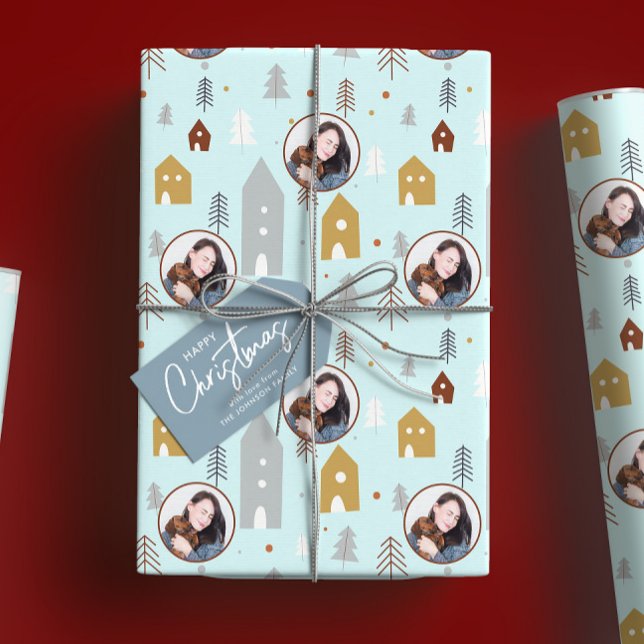 Photo Cute Fun Christmas  Wrapping Paper (Creator Uploaded)