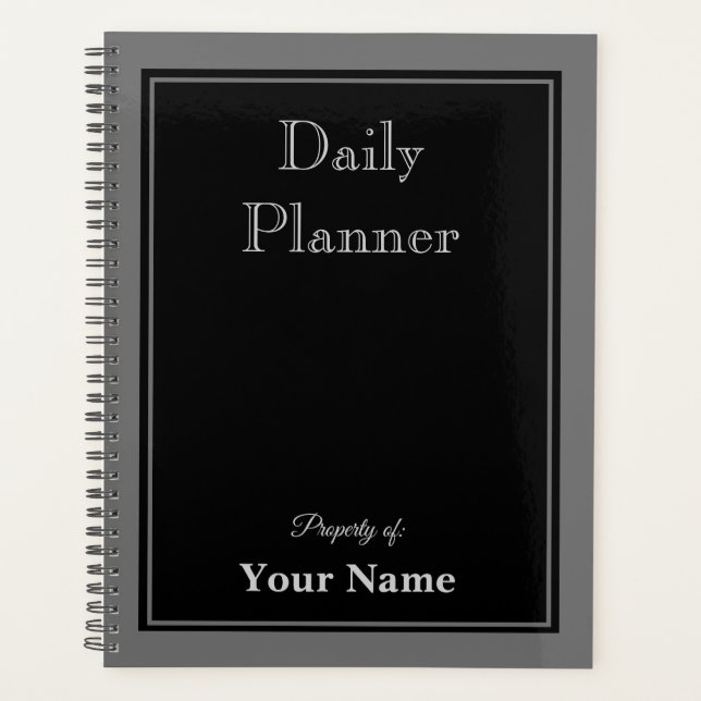 Photo Daily Planner - Any Colour - HAMbWG (Front)
