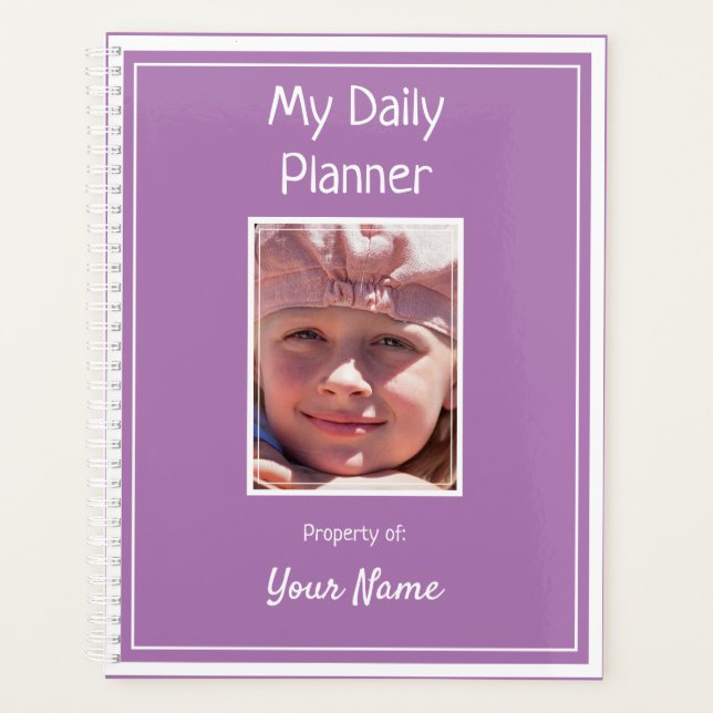 Photo Daily Planner - School Student - HAMbyWG (Front)