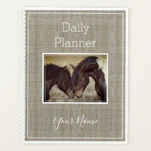 Photo Daily Planner with Horse - HAMbWG