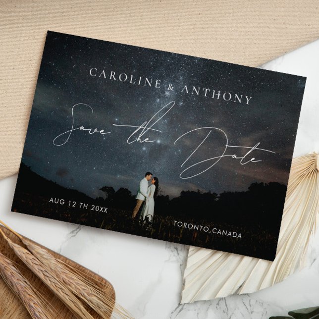 Photo Dark Purple Watercolor Black Magical Gold Postcard (Creator Uploaded)