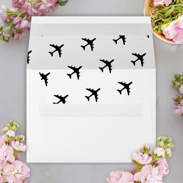 Photo Destination Boarding Pass Wedding Envelope (Boarding Pass Wedding Envelope)