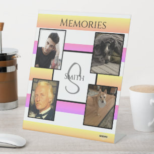 Photo Display - HAMbyWG - Any Colour Pedestal Sign