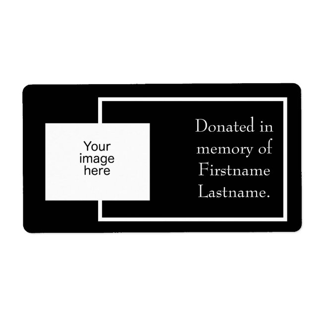 Photo donation sticker (Front)