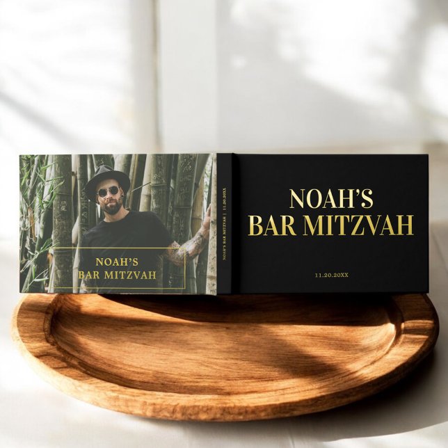 Photo Elegant Bar Mitzvah Guest Book (Creator Uploaded)