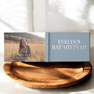 Photo Elegant Bat Mitzvah Guest Book