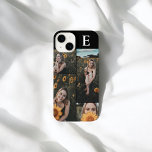 Photo Elegant Monogram Black iPhone 14 Case<br><div class="desc">Introducing our personalised iPhone case, a perfect blend of style and sentiment. This case features a 4-photo collage, with 2 vertical and 2 horizontal photos, allowing you to showcase your favourite memories. At the top, personalise it with your monogram, adding a unique and elegant touch. Designed for those who cherish...</div>