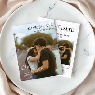 Photo Elegant Save the Date Invitation