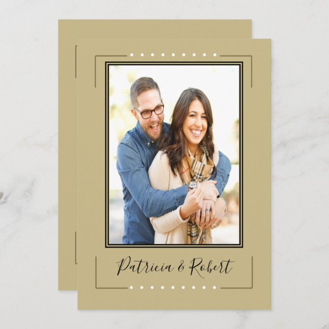 Photo Engagement Party Invitation (Front/Back)